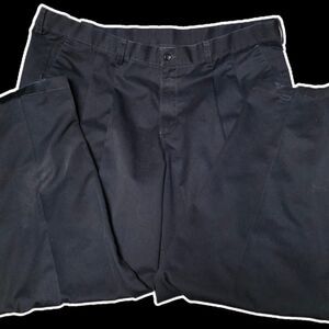 Dockers Men's Black and Navy Trousers 42 x 30 Stretch Waistband